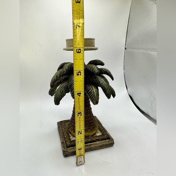 Resin Palm Tree Votive Holder 6.5 inches - Picture 2 of 3